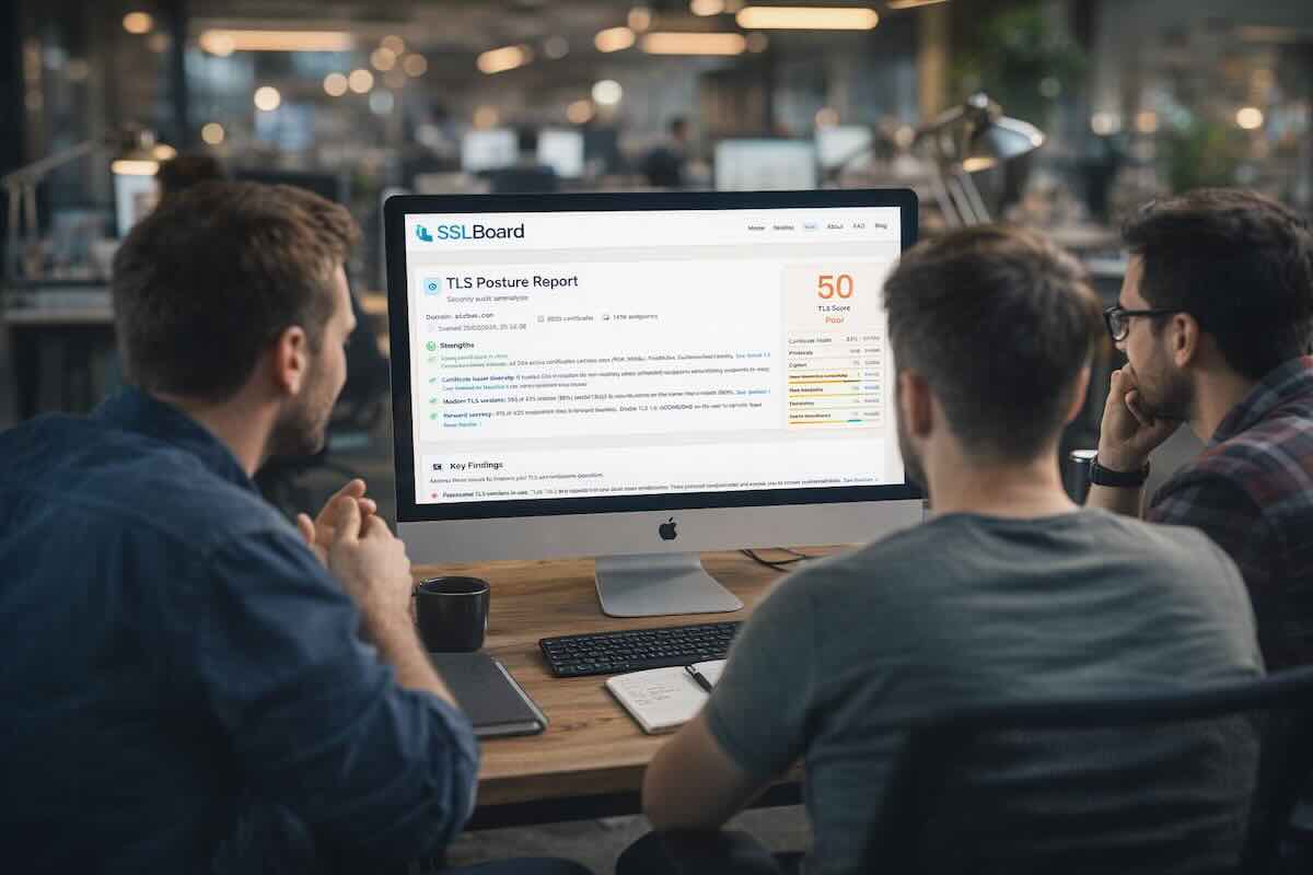 On-Demand TLS Reports for Any Domain with SSLBoard